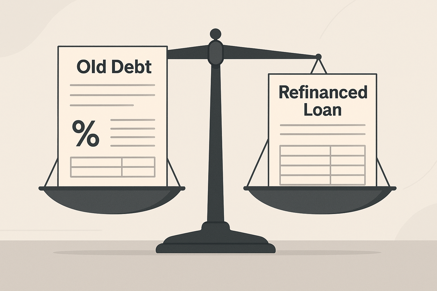 refinance business debt — evaluating old vs new loan terms