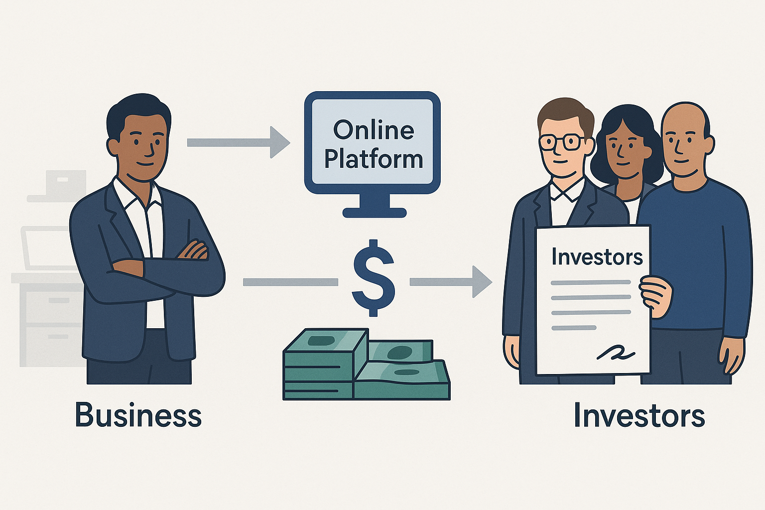 peer-to-peer business loans — connecting businesses with investors online