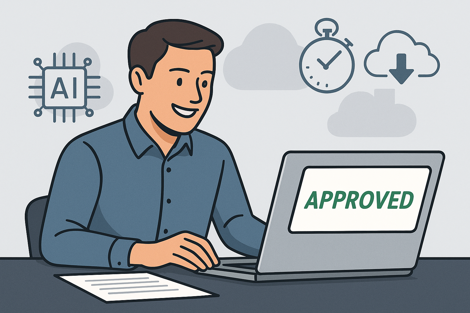 fintech small business loans — entrepreneur approved online for financing
