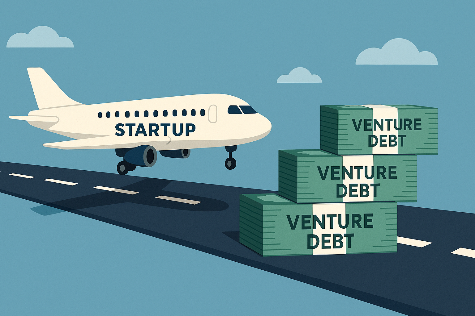 venture debt startups — non-dilutive capital extending runway for VC-backed companies