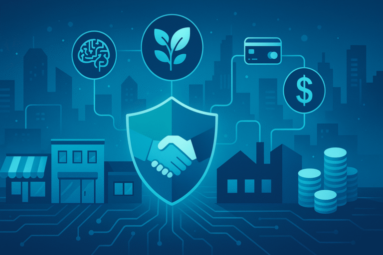 future of small business financing — AI, ESG, alternative lending, and embedded finance trends